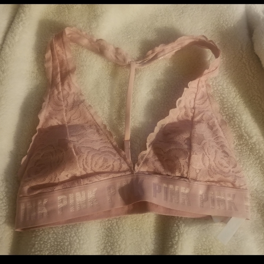 Pink VS bralette